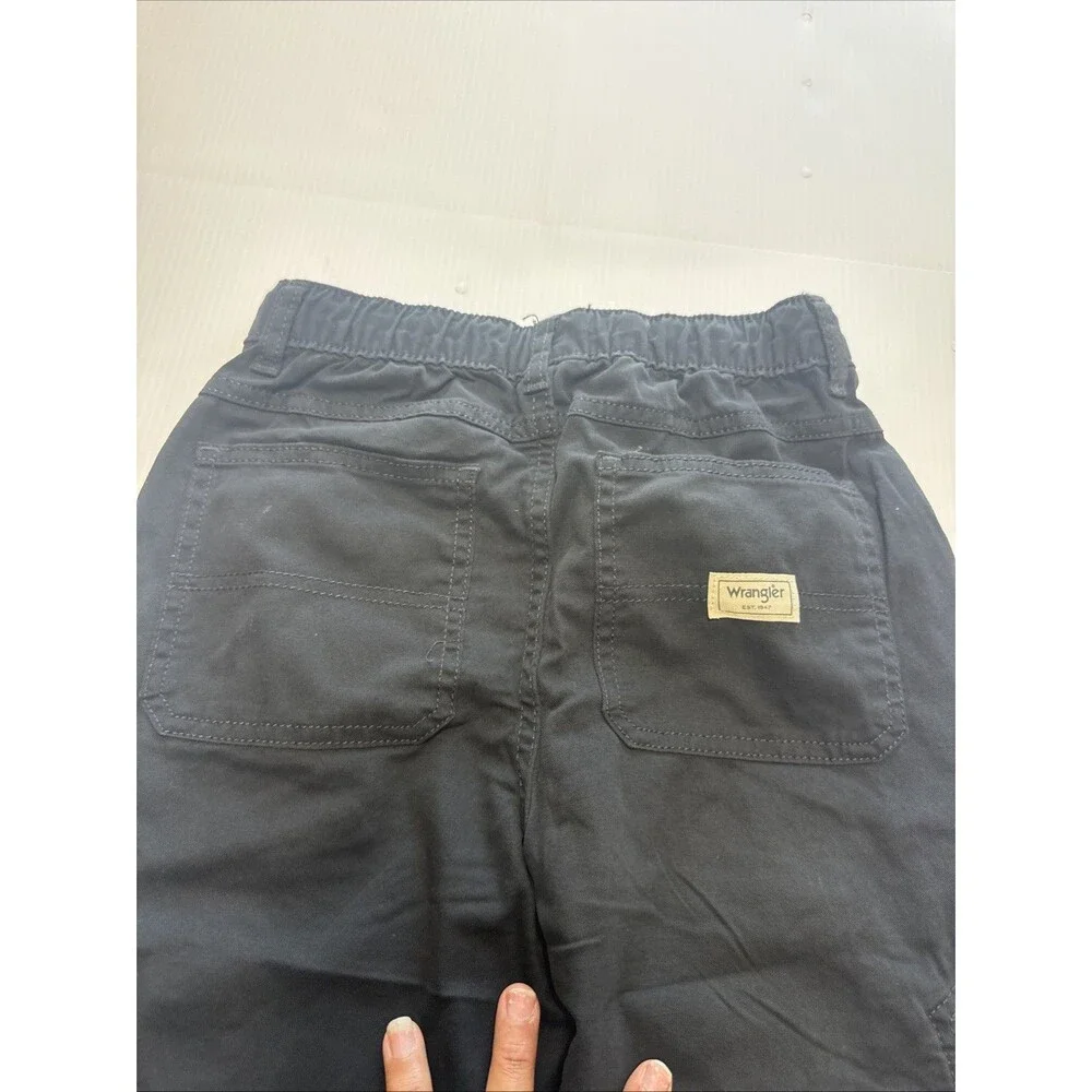Wrangler Boys Five Star Gamer Cargo Jogger Pants Black NWT Size 14 Slim